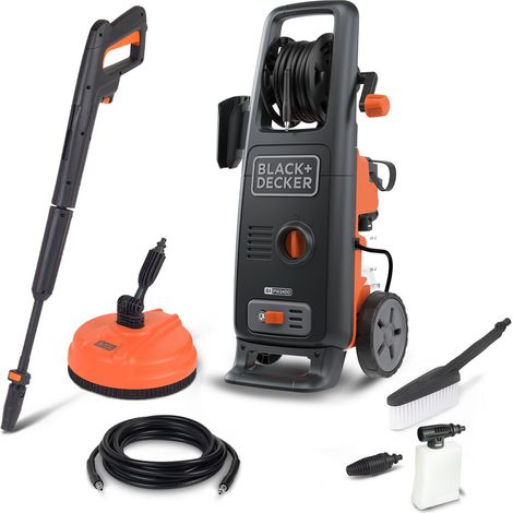 BLACK+DECKER BXPW2400P Idropulitrice ad alta pressione (2400 W, 170 bar, 500 l/h)