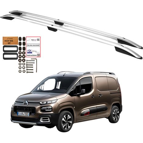 BARRAS DE TECHO BERLINGO DOBLO COMBO PARTNER PROACE CITY desde 2018 L2 Durable