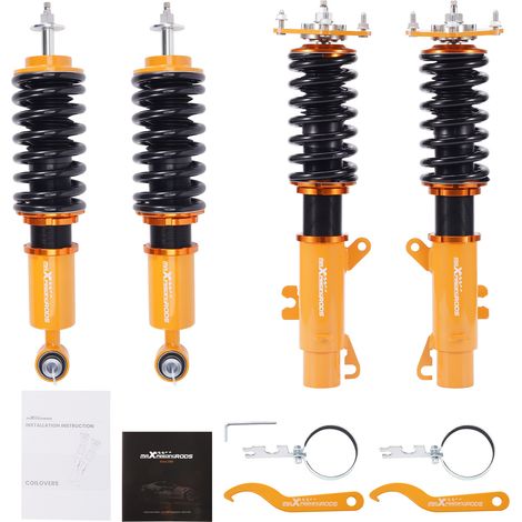 Coilovers Damper Kit for Mini R53 Cooper S 1.6 Hatchback -06 Adjustable (1/5)