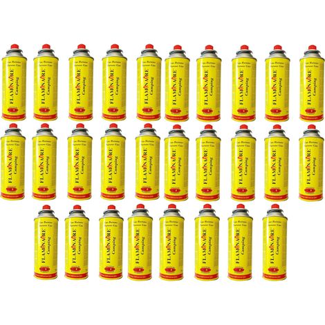 28 BOMBOLETTA DI GAS 220 GR PER FORNELLO A VALIGIA  UNVERSALE CARTUCCIA