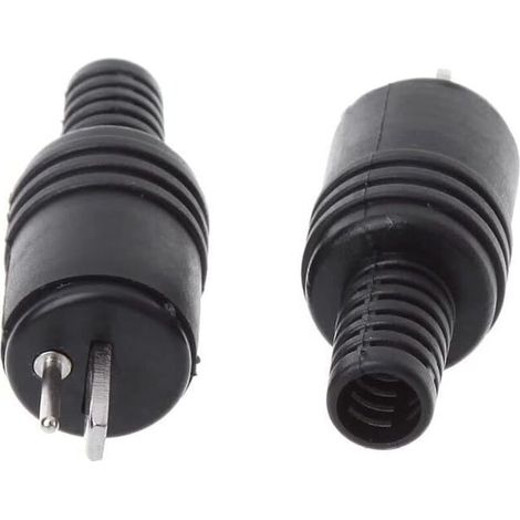 2 Broches DIN Fiche Haut-Parleur - Lot de 10 Connecteurs à Souder pour Câblage HiFi (1/4)