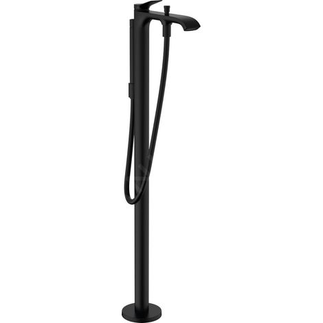 Hansgrohe Vivenis - Mitigeur de baignoire au sol, avec accessoires, noir mat 75445670 (1/4)