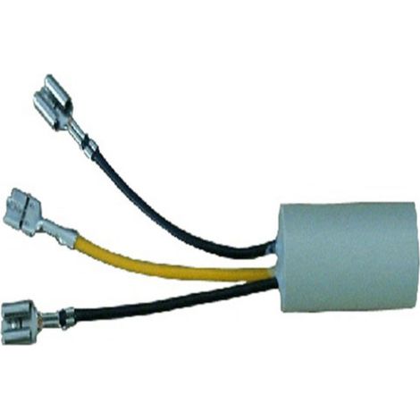 Condensador antiparasitario 3 cables 0.1uF.