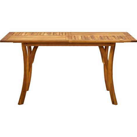 Maison Exclusive - Gartentisch 150x90x75 cm Akazie Massivholz (1/5)