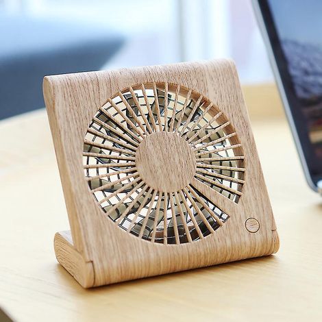 1 Ventilateur De Bureau,mini Ventilateur Usb Pliable Silencieux Et Rechargeable Pour Ordinateur De Bureau, Maison, Bureau, Bibliothque, Voyage, Av (1/5)