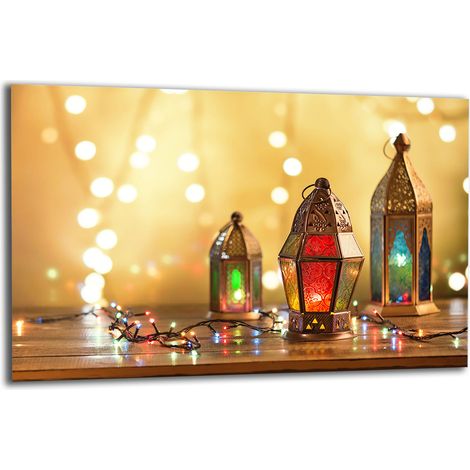PLAQUE DE PROTECTION EN VERRE POUR CUISINIÈRE 80x52 NOËL (1/5)