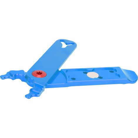 ZTTO Fahrradkettenzange, Ventilwerkzeug, Schnellspanner-Reifenheber, blaues Fahrradreparaturwerkzeug (1/5)