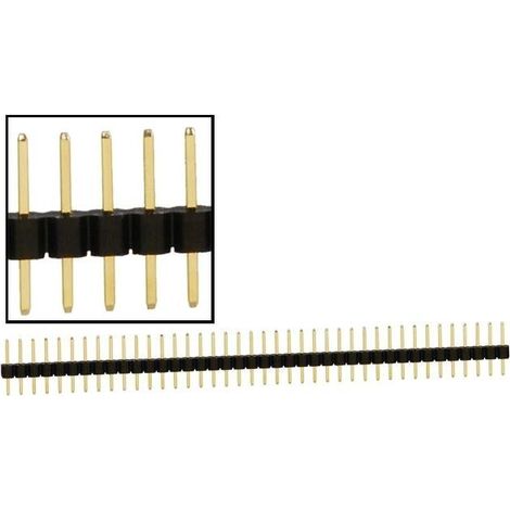 Tira Poste 40 Pin Macho Recto Paso 2,54 ZL209-40P