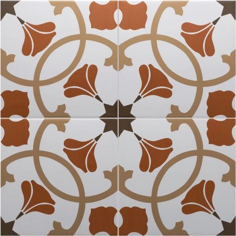 Carrelage Imitation Carreaux De Ciment 20x20 cm RIVOLI Austin