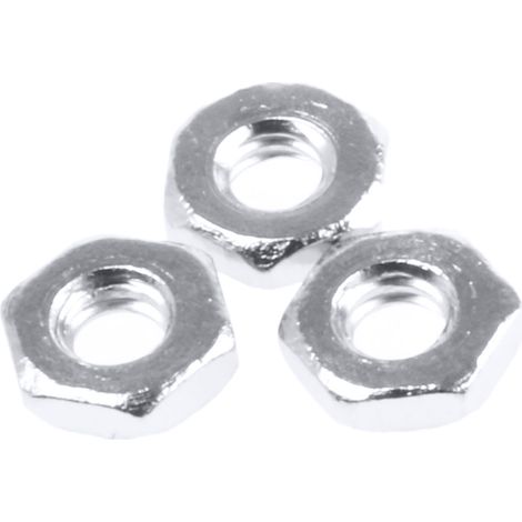Écrou hexagonal RS PRO, M2, Laiton Nickelé ( Prix pour Sachet de 250 )