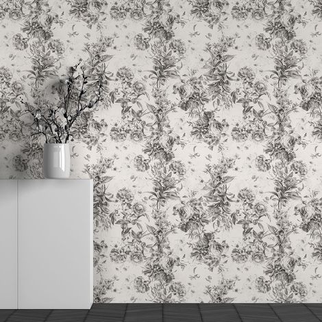 Papier peint panoramique - Motif Fleurs - 130 cm x 81 cm (1/3)