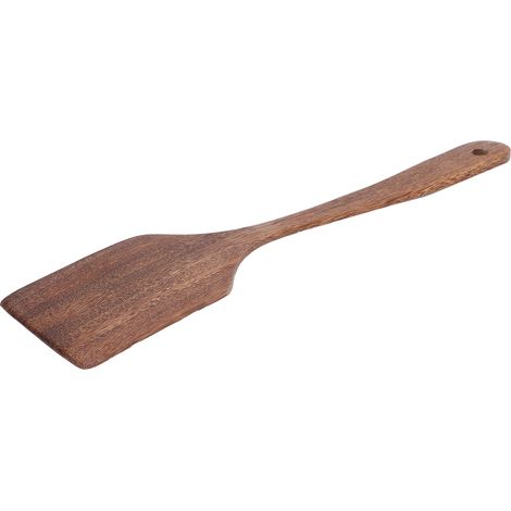 Spatule plate robuste, manche épais, trou rond, 30,5 cm, pour cuisson, salade, mélange et cuisine (1/5)