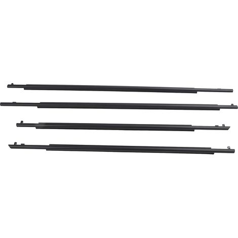 Joints de protection de porte, joints d'étanchéité 75710-47021, garniture extérieure de fenêtre, moulures pour Prius 2010-2015, kit de 4 pièces (1/5)