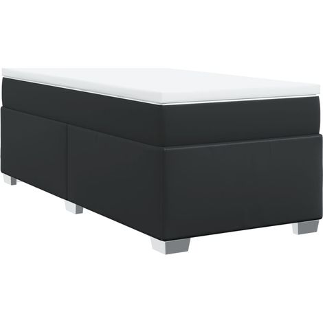 Maison Exclusive - Boxspringbett mit Matratze Schwarz 90x200 cm K