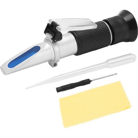 Portable High-Precision Refractometer for Syrup Concentration, Fruit Concentration Tester for Measuring Sugar Content (28-62%) (1/4)