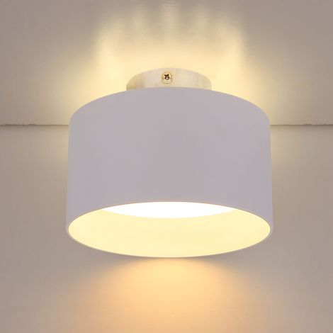 Globo - plafonnier - Jenny - blanc - aluminium - Ø 14cm - LED - (1/5)