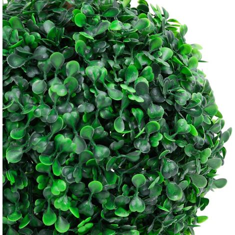 vidaXL Planta de boj artificial forma de bola con maceta verde 60 cm (1/2)