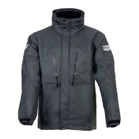 Professionelle Regenjacke mit Kapuze - SOLIDUR - Professionelle Regenjacke mit Kapuze - SOLIDUR - H2OVEGR-2XL