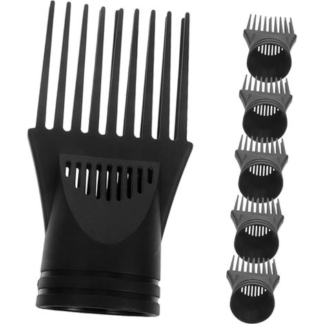 6pièces Peigne Pour Sèche-cheveux Peigne à Dents Fines Pour Cheveux Pour Coiffage Et Salon