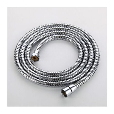 BUNTHAUS 2m de tuyau crypté plaqué 304 Flexible de Douche en Acier Inoxydable (1/4)