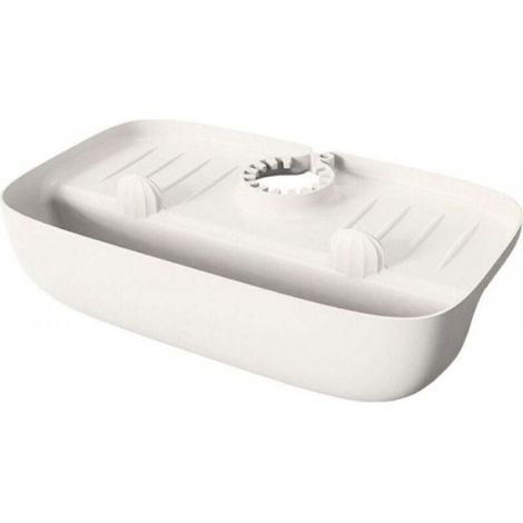 Protection anti-éclaboussures pour robinet de cuisine, protection anti-éclaboussures flexible pour évier avec porte-éponge, égoutt (1/3)