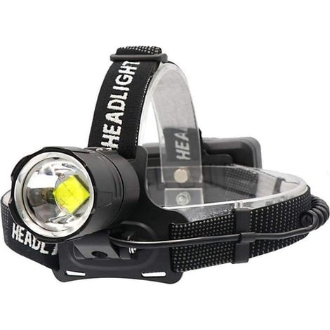 Hochleistungs-LED-Stirnlampe mit 50.000 Lumen (XHP70) – USB-aufladbar – Ideal für Camping und Outdoor-Aktivitäten (1/2)
