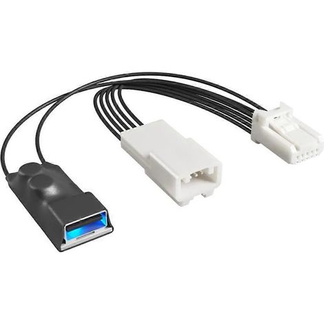 Adaptador de corriente para cámara de salpicadero de 5 pines tipo B para Toyota Rav4, CT200H 2011, AURIS, varios modelos internacionales y más. (1/5)