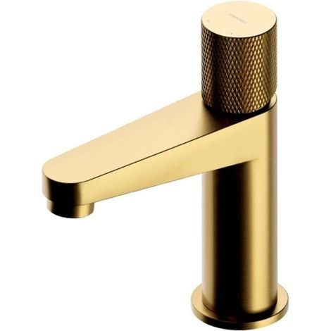 OMNIRES Contour - Miscelatore da lavabo, oro spazzolato CT8010GLB