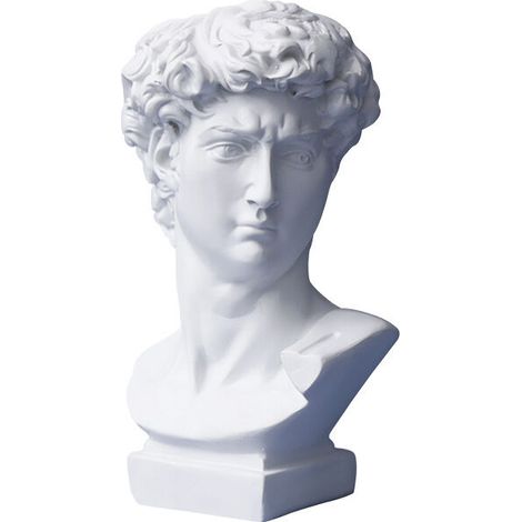 Flower Arrangement Storage Box David Sculpture Head Organizer Home Decoration (1/4)