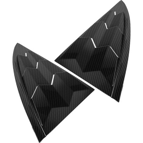 Pieces Car Rear Side Slat Cover Blackout Blinds Window Decal