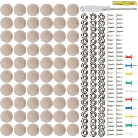 Kit de Réparation de Plafond de Voiture Attache Rivet de Toiture Auto,Outil d'Installation pour Fixation de Tissu Intérieur Camping-Car Camion (1/5)