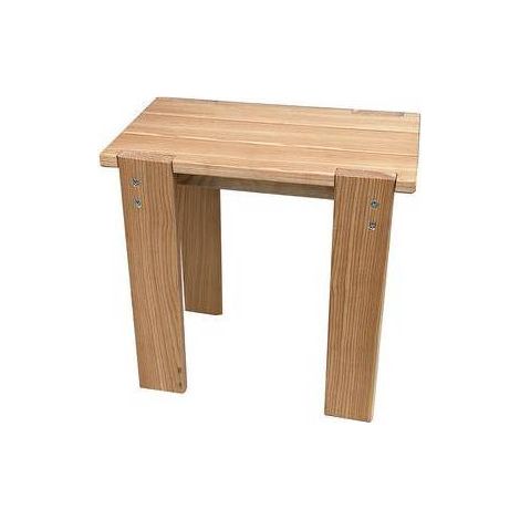 SGABELLO BAGNO IN LARICE Misura: cm 43x25 x H. 43