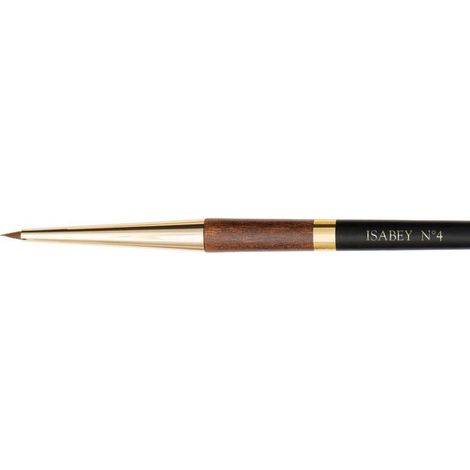 Pinceau - Repiqué - Aquarelle - Isabey - Martre Kolinsky Pure - 6229i - N°4 - Fibres naturelles (1/2)
