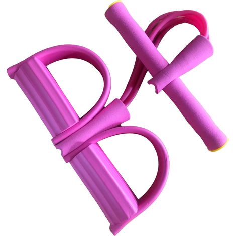 Bande de résistance pour pédales, corde de tension multifonctionnelle pour abdominaux, équipement d'exercice pour la maison et les voyages, rose (1/5)