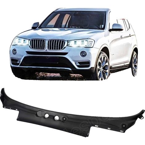 Cubierta de limpiaparabrisas, plástico ABS de alta calidad, 165 cm x 37,5 cm x 10 cm, compatible con el modelo SUV de lujo F25 (2011-2017) y el modelo SUV de lujo F26 (2014-2017), reemplaza la pieza n (1/5)