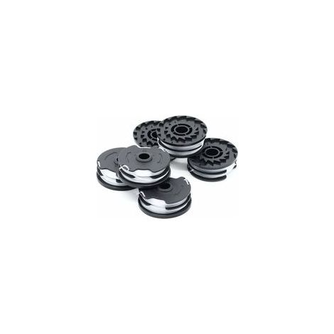 Bobines de rechange pour tondeuses sans fil Lidl Parkside (PRTA 20-LI, PRT 550, PRT 300) – 1,6 mm, 2 x 4 m, lot de 6