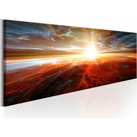 Tableau déformation de l'espace et du temps - 150 x 50 cm (1/4)