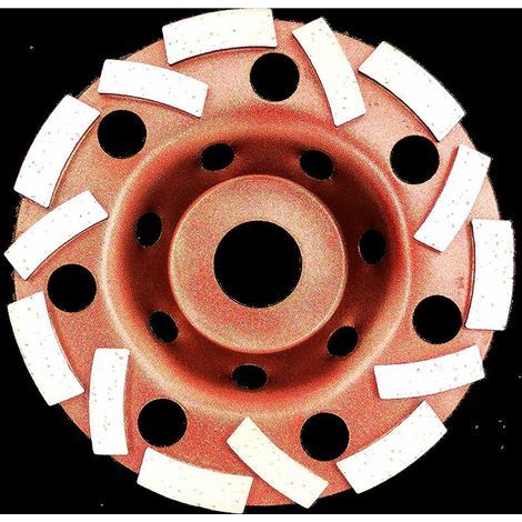 Meules boisseaux diamanté Extra Speed Béton 125 mm x 22,2 mm Plateau de ponçage pour béton Colle à carrelage et maçonnerie (1/5)