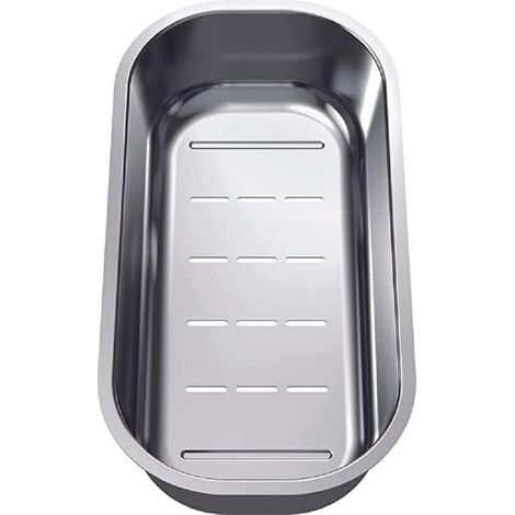 Bol fonctionnel en acier inoxydable - 357 x 182 mm - Compatible avec 6 S
