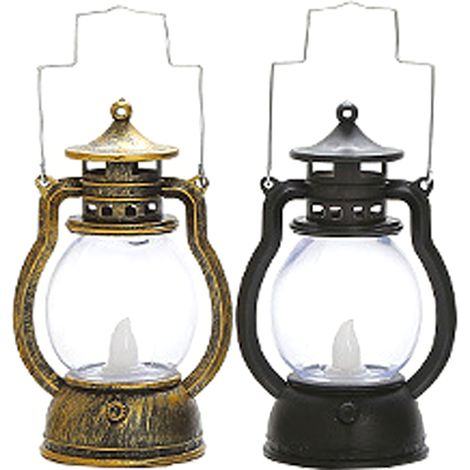 Mini lanternes, lot de 2, petites lanternes LED, lanternes d'intérieur, lanternes décoratives à suspendre à l'extérieur, lanterne décorative (1/5)