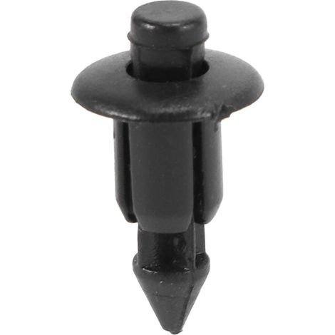 50 rivets en plastique noirs de 6 mm pour la fixation des panneaux de carénage de moto, compatibles Honda et Yamaha. (1/5)