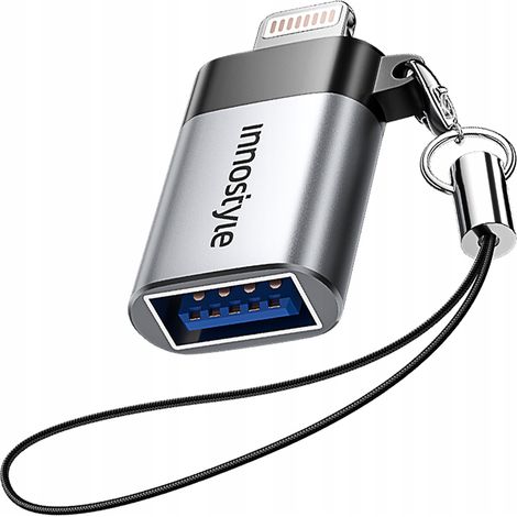 Adattatore Innostyle da USB-A 3.0 a Lightning per iPhone e iPad 3A OTG (1/5)