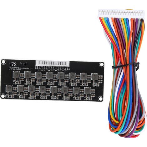 Aktiver Lithium-Batterie-Ausgleicher 1,2 A induktiver BMS-Balancer Energieübertragung 2,0 V–4,5 V 17S