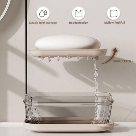 Boîte savon portable voyage avec couvercle étanche scellé, pour maison salle bain randonnée camping plein air (1/4)