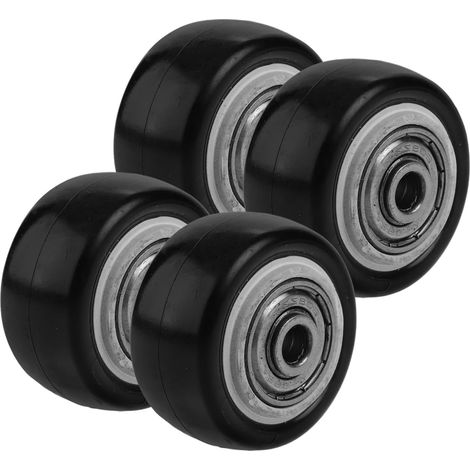 pivotantes silencieuses pour chariots roulettes noires de 3 (1/5)