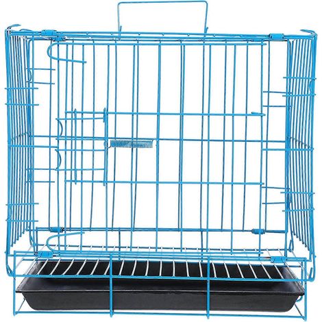 Cats Carrying Cage Metal Cat Carrier Travel Cage Portable Cat Cage Cat Storage Cage (1/5)