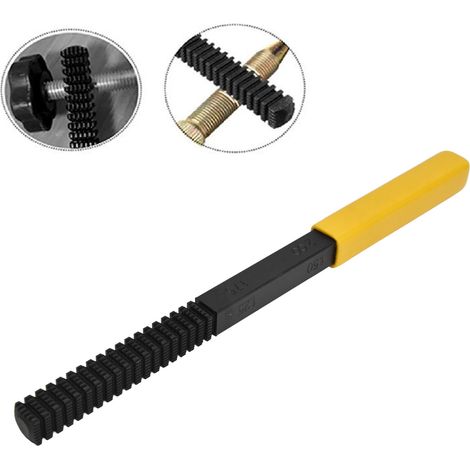 Lima de roscas para reparación de tornillos con mango extraíble – accesorio de bricolaje de varios tamaños (0,75 a 3 mm) fabricado en carbono resistente (1/5)