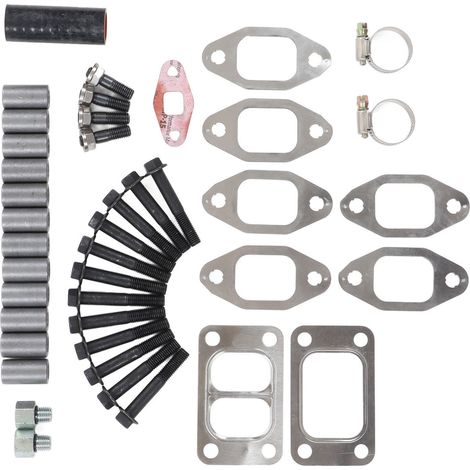 Kit de joint, boulon et support de turbo pour collecteur d'échappement, silencieux et étanche, remplacement pour Dodge Ram 3500 et 2500 (1/5)