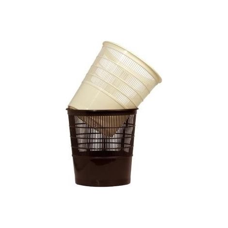 Cestino gettacarte forato piccolo da ufficio negozio ecoplast 2 Colori (1/2)