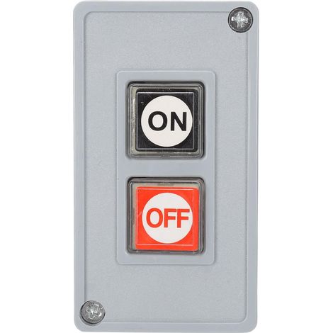 Interrupteur à bouton-poussoir pour ouvre-porte de garage commercial, barrière de sécurité, commande à 2 positions TPB-2 250 V CA